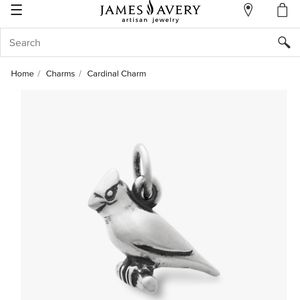 James Avery Cardinal charm